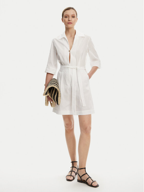 Max Mara Beachwear Max Mara Beachwear Salopetă Canard 2516241019 Alb Regular Fit