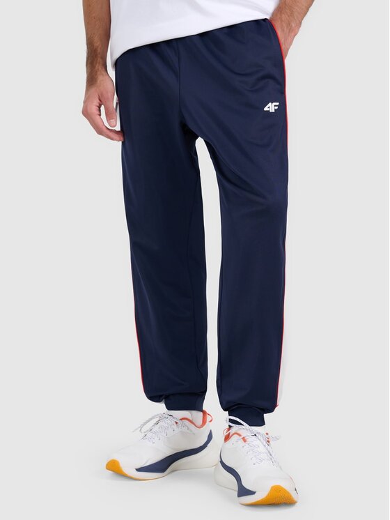 4F 4F Pantaloni da tuta 4FRAW25TTROM1611-31S Blu scuro Regular Fit