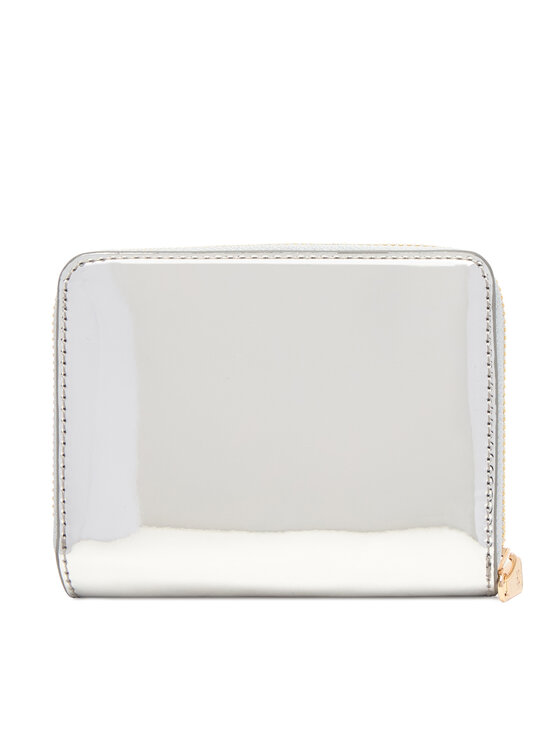 Tommy Hilfiger Tommy Hilfiger Geldbörse Med Za W/Flap Met AW0AW18037 Silberfarben