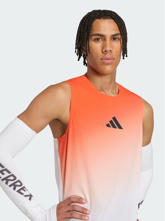adidas adidas Tank top 169179 Biały Slim Fit