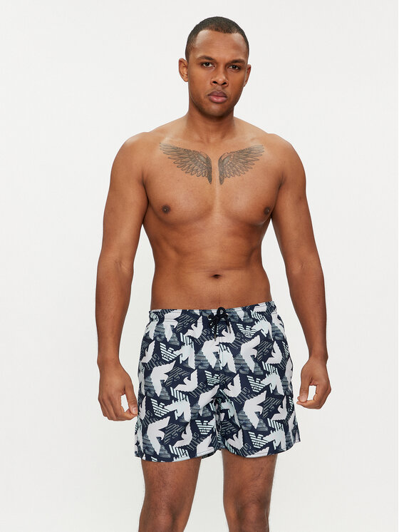 Emporio Armani Underwear Emporio Armani Underwear Plaukimo šortai 211740 4R444 62736 Tamsiai mėlyna Regular Fit