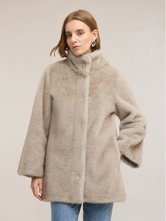 Motivi Motivi Pelliccia 8007Q000252N013 Grigio Regular Fit