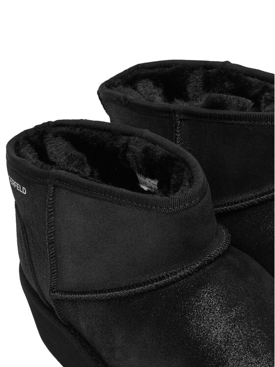 KARL LAGERFELD KARL LAGERFELD Sniego batai Thermo KL48523 Juoda