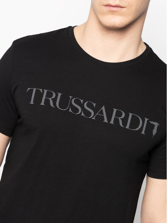 Trussardi Trussardi T-shirt 52T00305 Nero Regular Fit