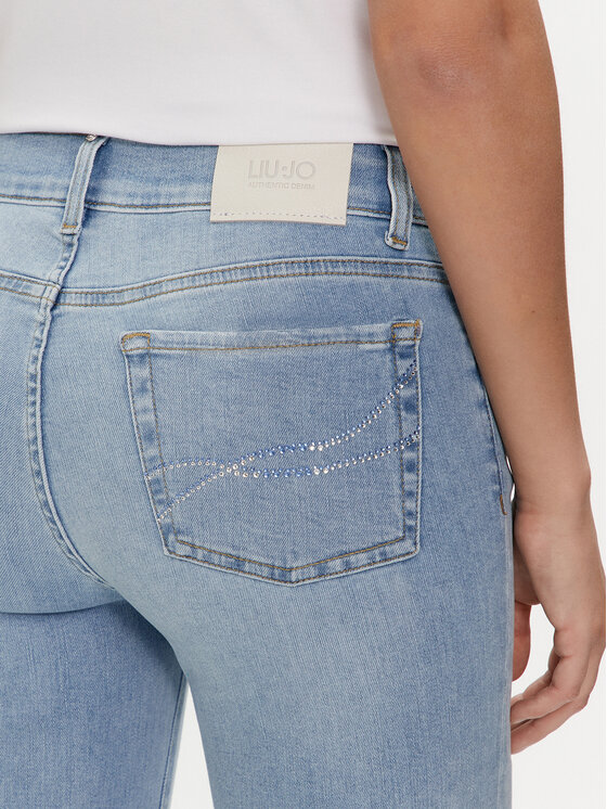 Liu Jo Liu Jo Traperice UA4066 D4615 Plava Slim Fit