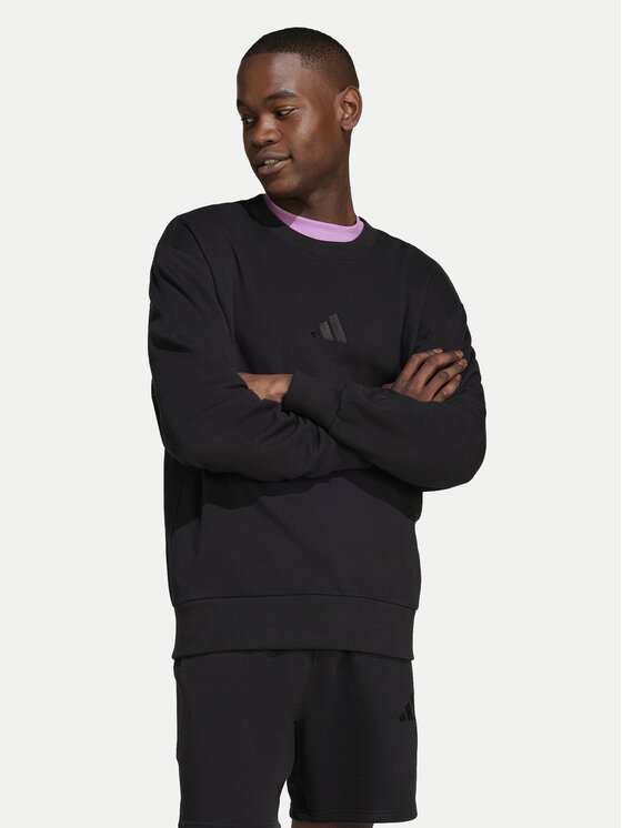 adidas adidas Mikina ALL SZN French Terry IX1261 Černá Loose Fit
