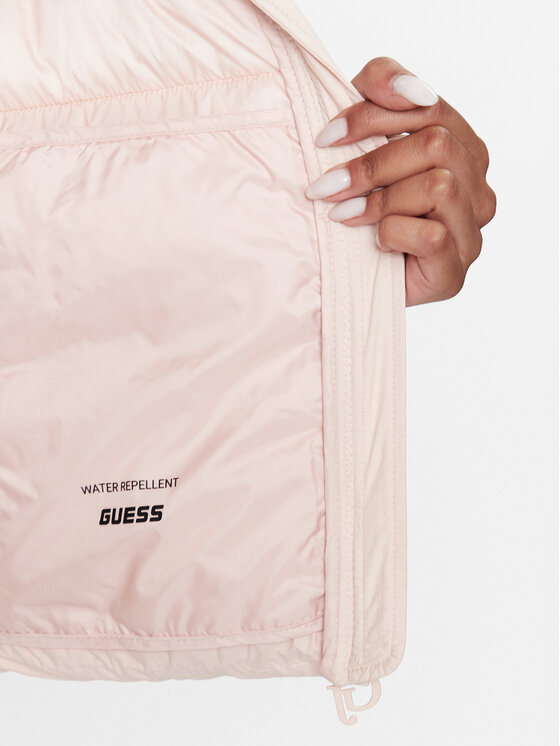 Guess Guess Kurtka puchowa V3BL13 WFUD0 Różowy Regular Fit