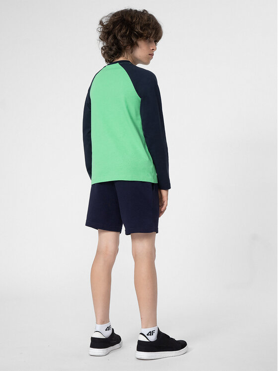 4F 4F Szorty sportowe 4FJSS23TSHOM049 Granatowy Regular Fit