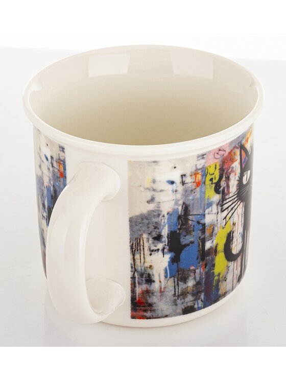 MIAhome MIAhome Kubek porcelanowy w pudełku 400 ml GAGATEK II Biały