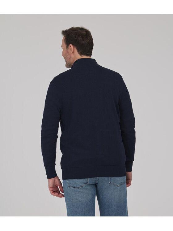 Lee Cooper Lee Cooper Sweter SCOTT Granatowy Regular Fit