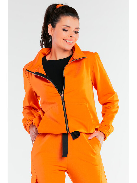 Infinite You Infinite You Bluza M246 Pomarańczowy Basic Fit