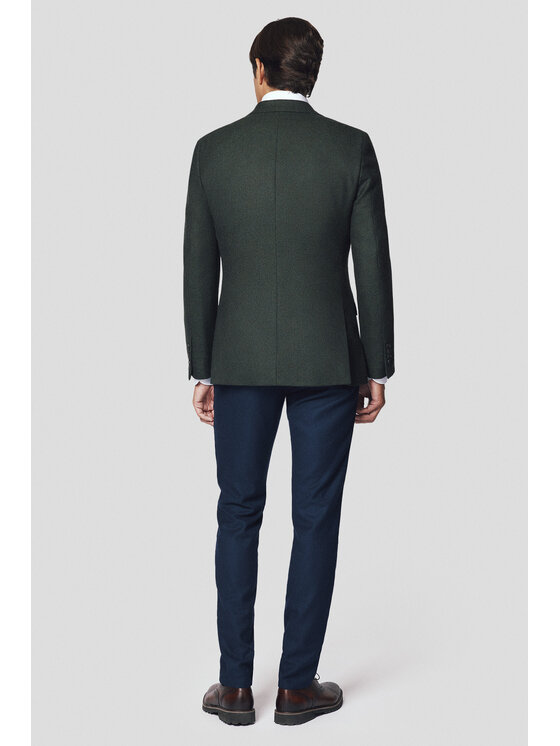 Lancerto Lancerto Marynarka Akron MA073224000011 Zielony Slim Fit
