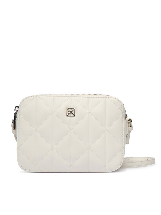 Calvin Klein Calvin Klein Geantă Quilted Camera Bag LV04F3328G Alb