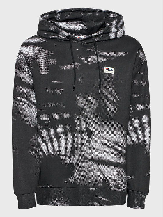 Fila Fila Μπλούζα Turnhout FAM0152 Μαύρο Oversize