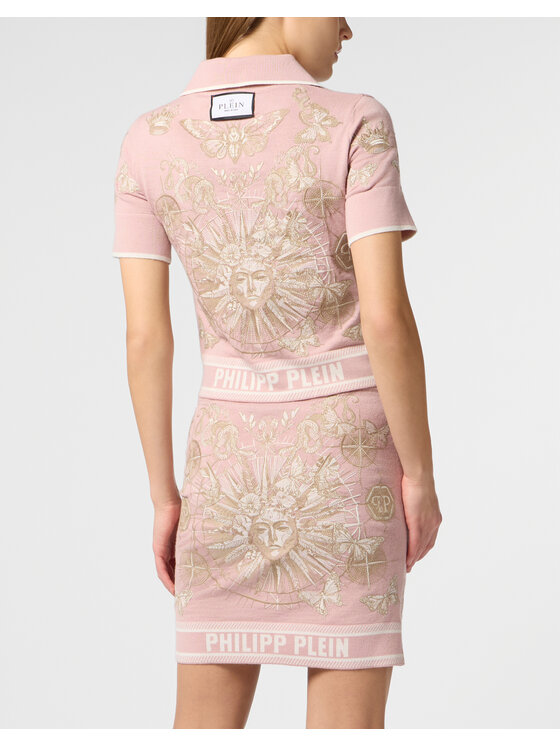 PHILIPP PLEIN PHILIPP PLEIN Polokošeľa 28995 Ružová Regular Fit