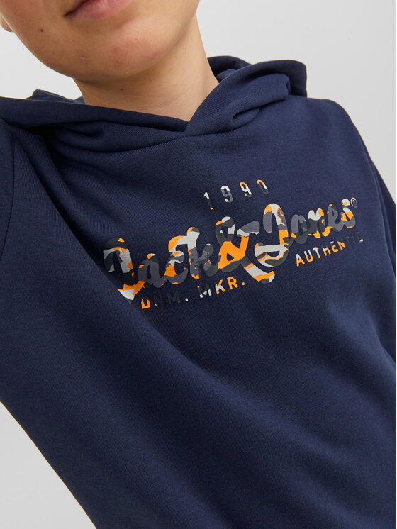Jack&Jones Junior Jack&Jones Junior Pulóver 12237172 Sötétkék Regular Fit
