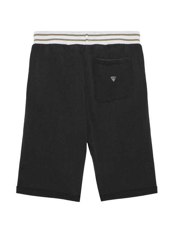 Guess Guess Pantaloni scurți sport L5GD12 KA6R4 Negru Oversize