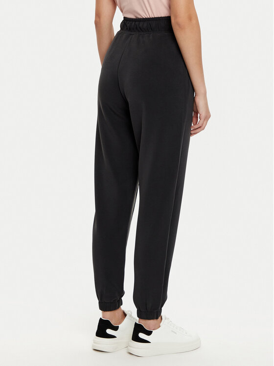 Guess Guess Teplákové nohavice V5RB11 KCAY2 Čierna Regular Fit