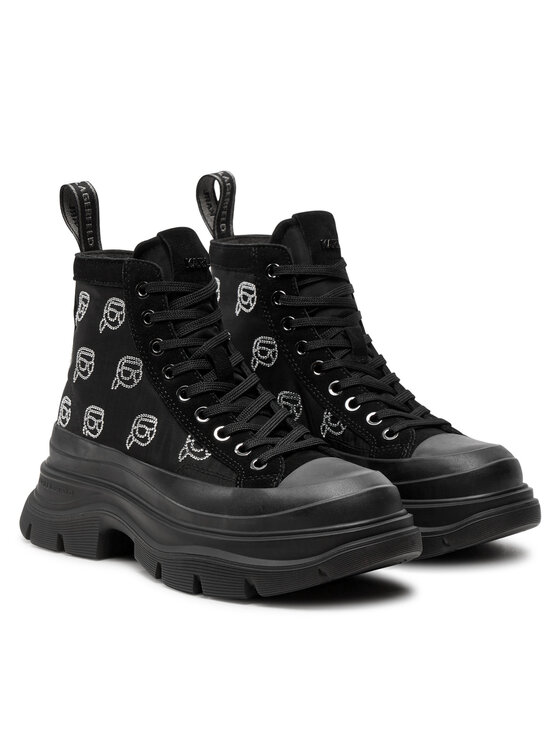 KARL LAGERFELD KARL LAGERFELD Outdoorová obuv KL42941 Čierna