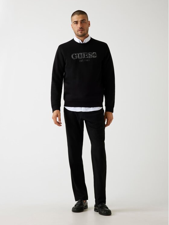 Guess Guess Felpa 179238 Nero Classic Fit
