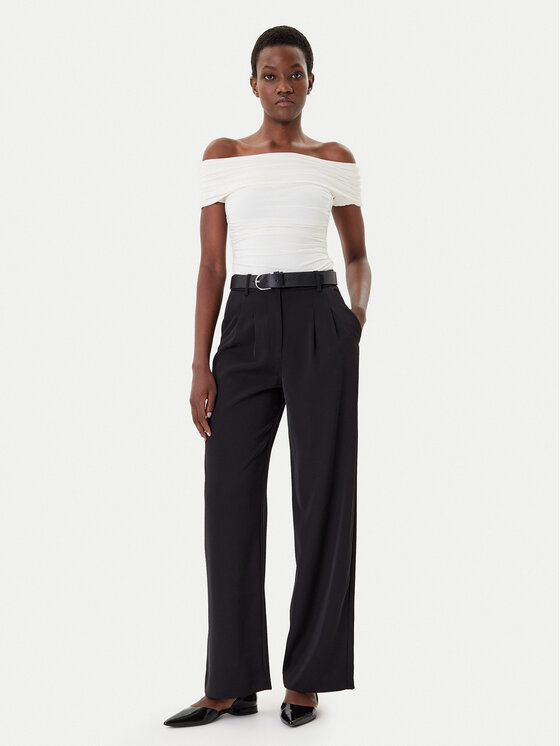 French Connection French Connection Hlače 74RZA Crna Regular Fit