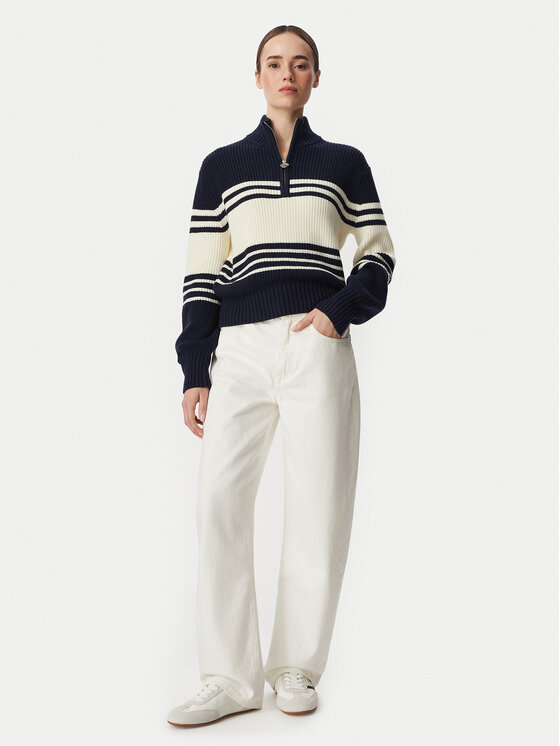 Guess Guess Pulover W6YR47 Z1208 Mornarsko modra Relaxed Fit