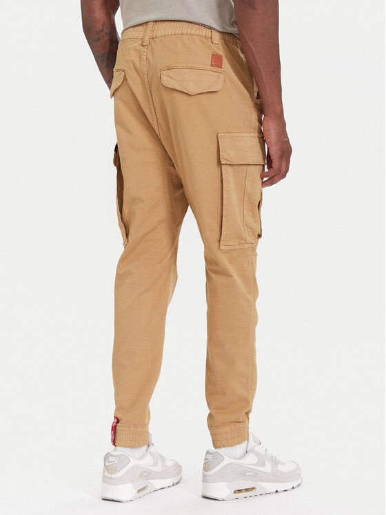 Alpha Industries Alpha Industries Joggery Airman 188201 Beżowy Tapered Fit