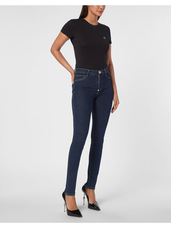 PHILIPP PLEIN PHILIPP PLEIN Jeansy 20199 Světle modrá Jegging Fit
