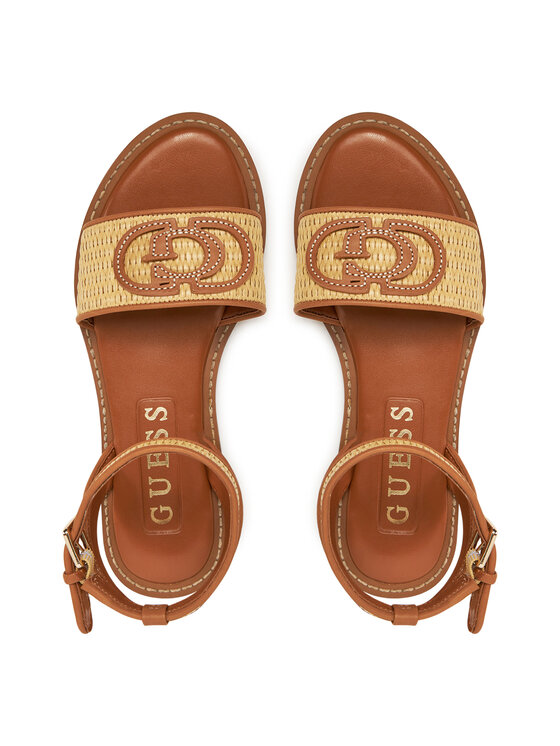 Guess Guess Sandali FLJSIY FAB03 Rjava