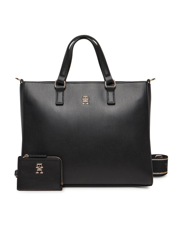 Tommy Hilfiger Tommy Hilfiger Borsetta Th Joy Satchel AW0AW16814 Nero