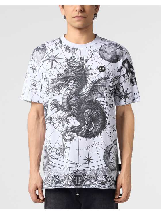 PHILIPP PLEIN PHILIPP PLEIN T-shirt 31074 Bianco Regular Fit