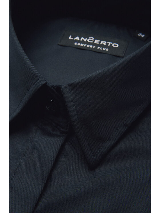Lancerto Lancerto Koszula Koszula Damska Czarna z Bawełną Arwen Oversize KO073224000063 Czarny Oversize