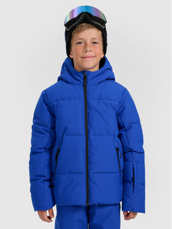 4F 4F Kurtka narciarska BASIC SKI Niebieski Regular Fit