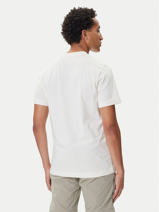 Jack Wolfskin Jack Wolfskin Tričko Brand T A64116 Écru Regular Fit