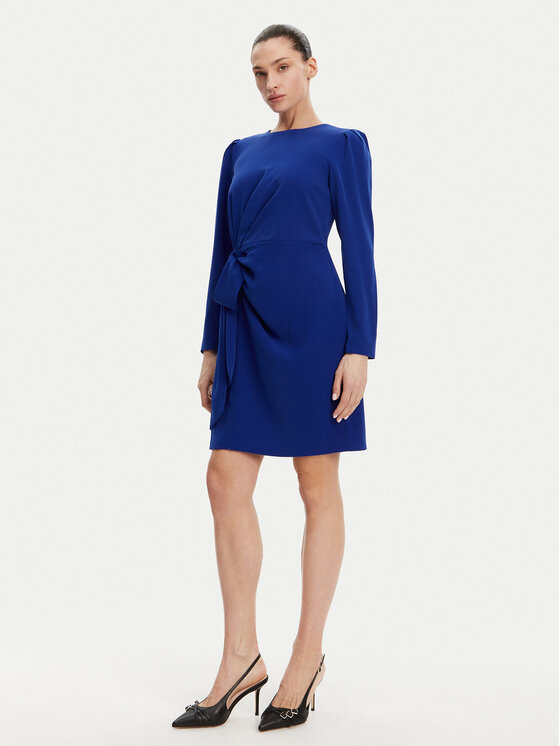 DKNY DKNY Sukienka koktajlowa DD4JGD35 Niebieski Regular Fit