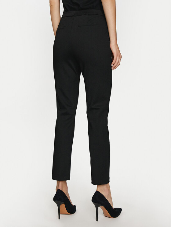 LOLA CASADEMUNT LOLA CASADEMUNT Spodnie materiałowe LF2414008 Czarny Regular Fit