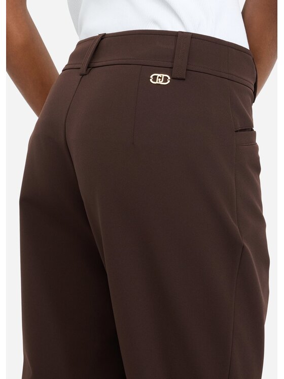 Liu Jo Liu Jo Pantaloni di tessuto TF5266T262090915 Marrone Slim Fit
