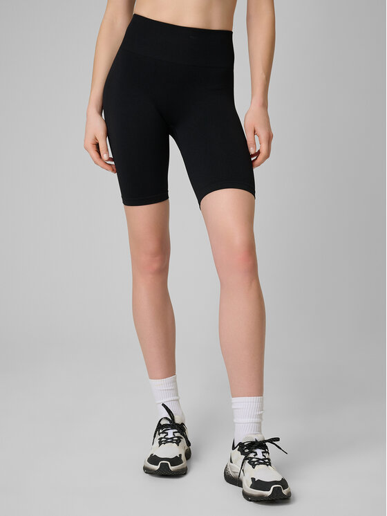 4F 4F Szorty sportowe MULTI ACTIVE Czarny Slim Fit