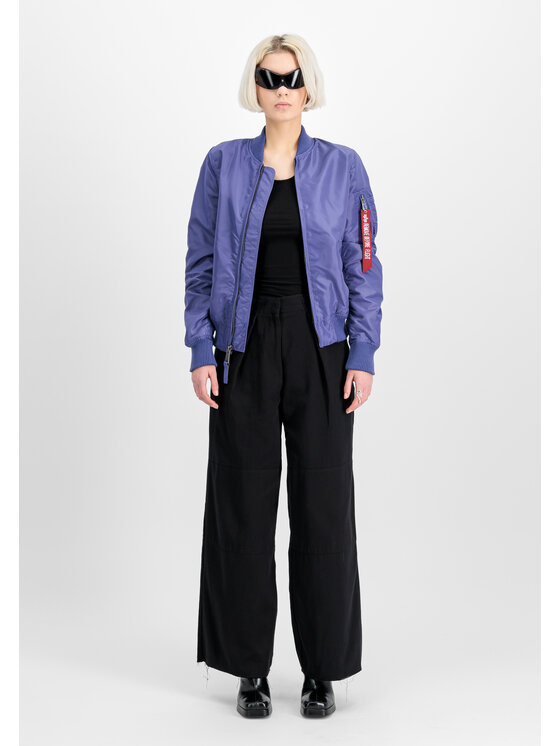 Alpha Industries Alpha Industries Kurtka bomber MA-1 TT Light Bomber Jacket Women Fioletowy Slim Fit