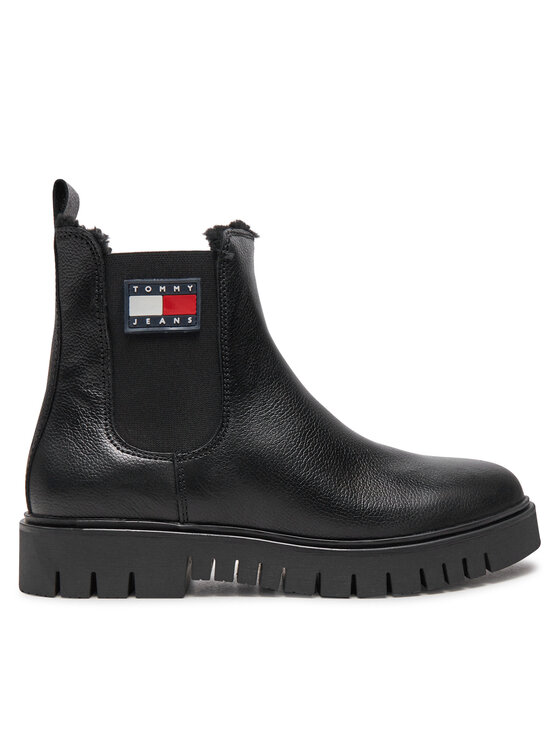 Ghete Jodhpur Tommy Jeans Chelsea EN0EN02626 Negru