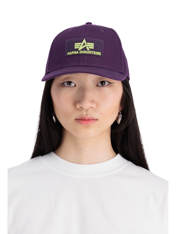 Czapka z daszkiem Alpha Industries, Fioletowe, AI.178905-719