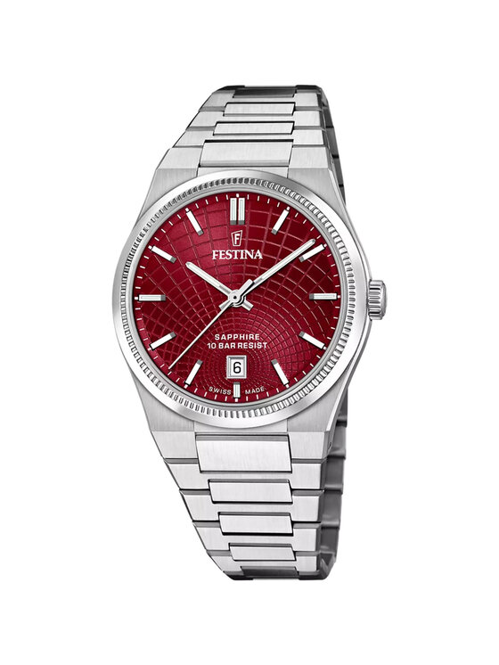 Festina Festina Zegarek F20051-7 Srebrny
