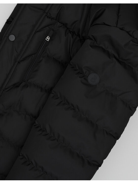 Borgio Borgio Kurtka zimowa recale_c Czarny Slim Fit