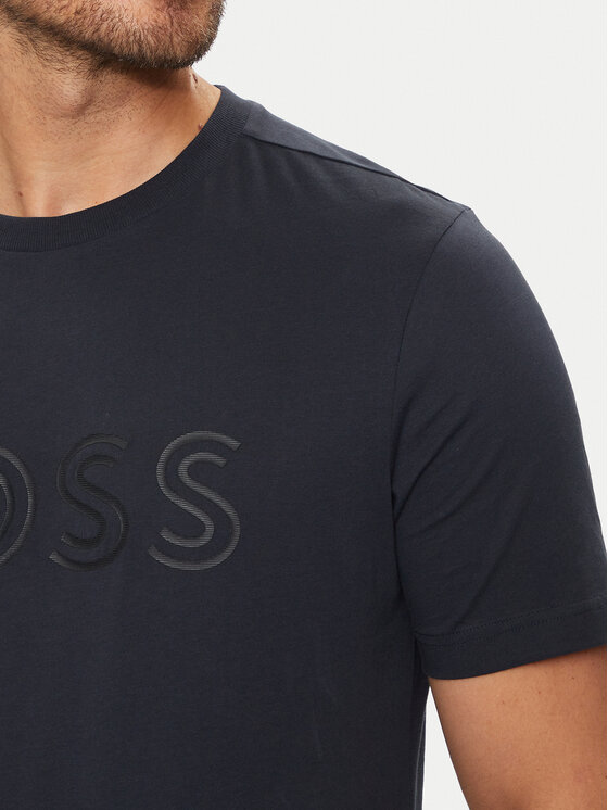 BOSS Boss Marškinėliai 50519358 Tamsiai mėlyna Regular Fit