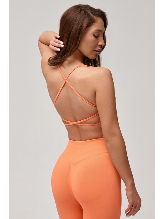 ROUGH RADICAL ROUGH RADICAL Reggiseno sportivo SEAMLES GLOW BRA Corallo