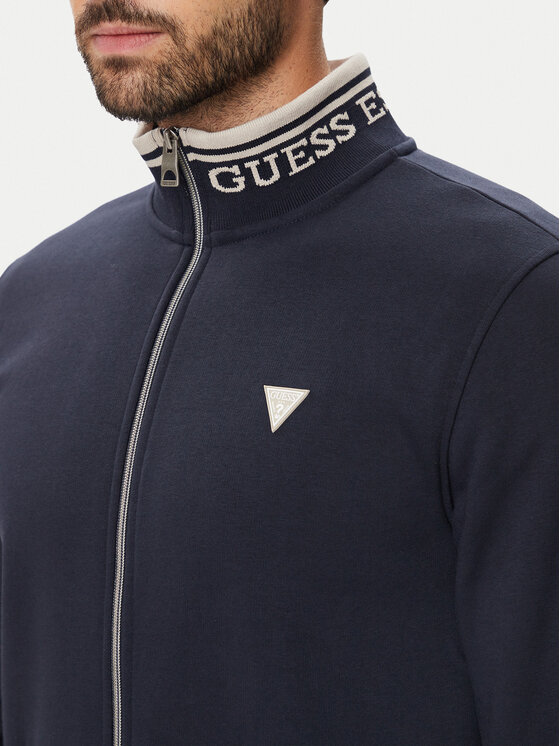 Guess Guess Світшот M6BQ52 K6169 Cиній Slim Fit
