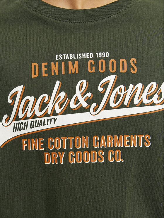 Jack&Jones Junior Jack&Jones Junior Majica Logo 12258880 Zelena Regular Fit