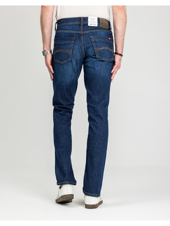 Mustang Mustang Jeansy Style Washington Straight Niebieski Straight Fit