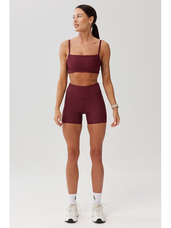 ROUGH RADICAL ROUGH RADICAL Pantaloncini sportivi AVEN SHORTS Bordeaux Slim Fit