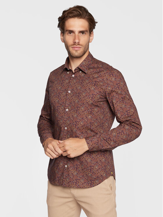 Manuel Ritz Manuel Ritz Риза 3332E603L 223759 Цветен Regular Fit